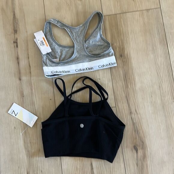 Calvin Klein Bralette and a Zella workout bralette. NWT. BOTH SIZE SMALL - Picture 2 of 13